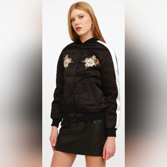 Coach Reversible  Puffer Bomber Jacket - Picture 8 of 16